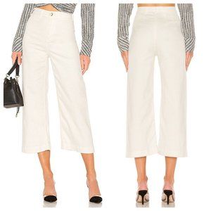 Free People Patti Pant Wide Leg Ivory White 25/0